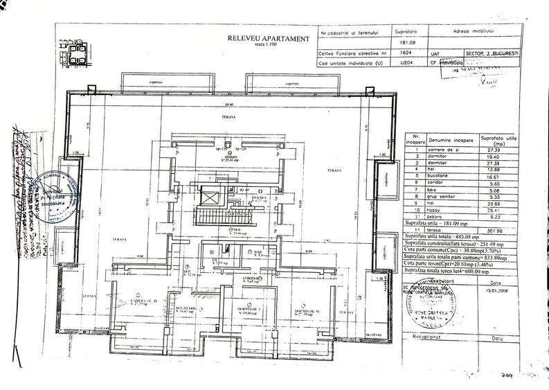 Apartament cu 4 camere decomandat, mobilat în Titan