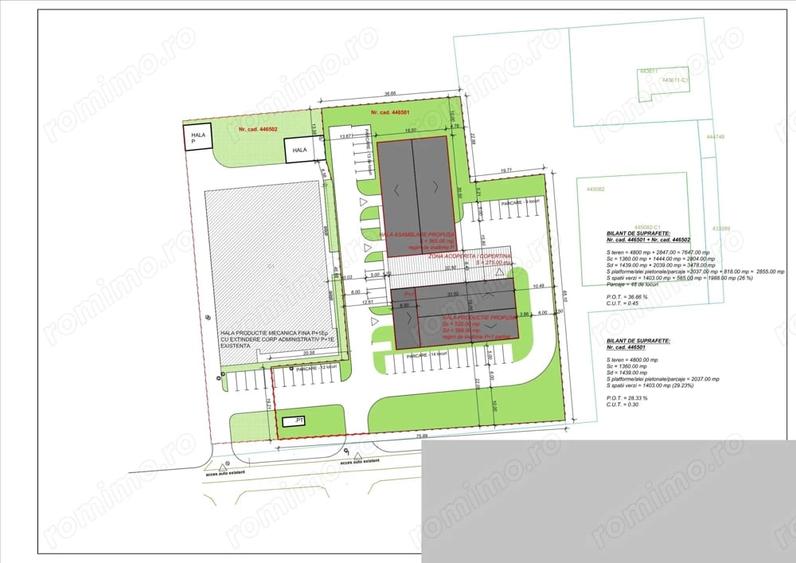 Spațiu comercial, de 1,800 mp, în Buziașului