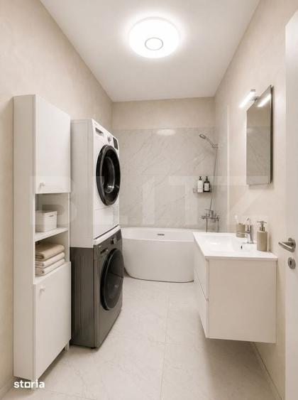 Apartament 3 camere, 72 mp, Beta Residence, 8 min de Auchan Iris - 3