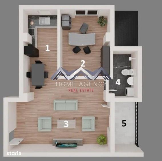 Apartament 2 camere Otopeni central - 1
