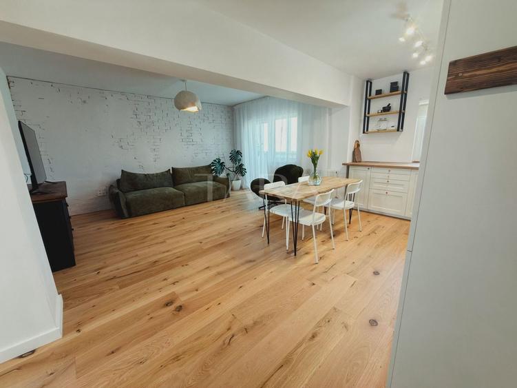 Apartament cu 3 camere semidecomandat, mobilat în Mănăștur