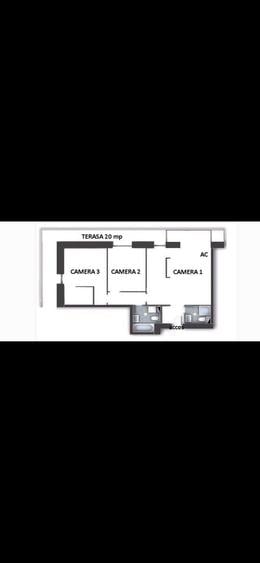 Apartament cu 3 camere decomandat, mobilat în Berceni
