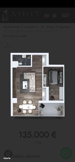 Apartament cu 2 camere în Sebastian