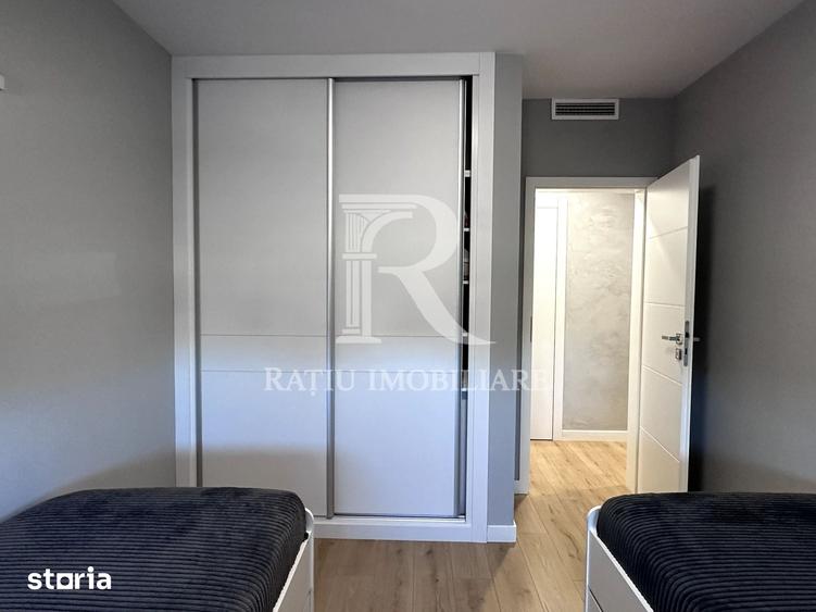 Apartament cu 3 camere, mobilat în Salca