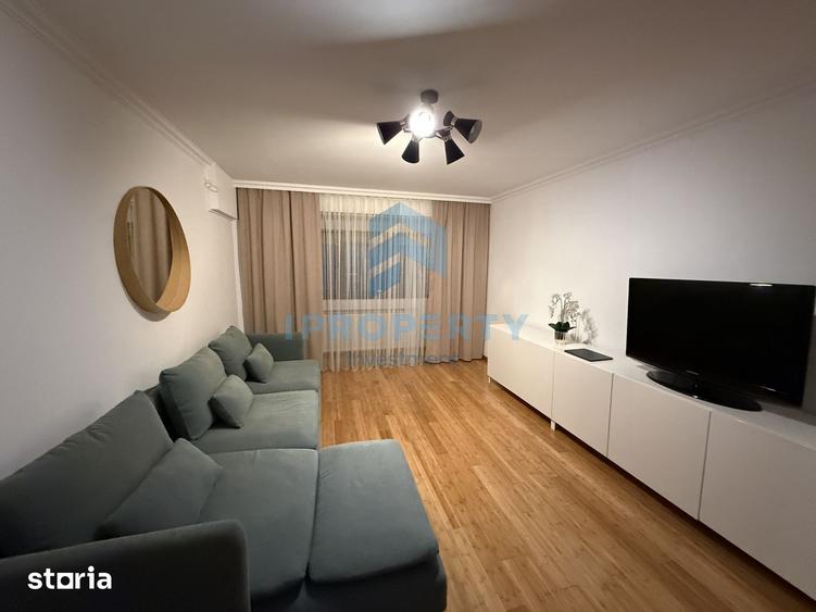 Apartament cu 3 camere semidecomandat, mobilat în Decebal