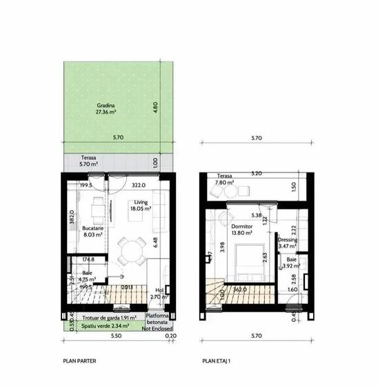 Apartament 2 camere cu gradina in H4L The Village Pipera Rond OMV - 4