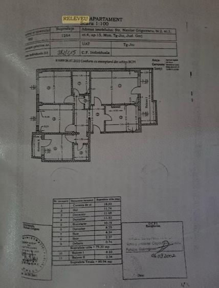Apartament cu 4 camere decomandat în Nord