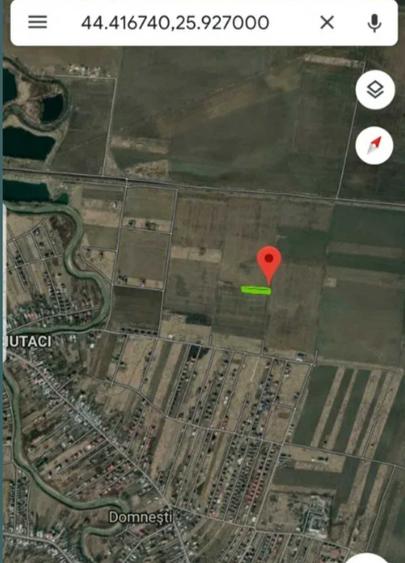Domnesti If 2500 mp intravilan str Merisorului - 1