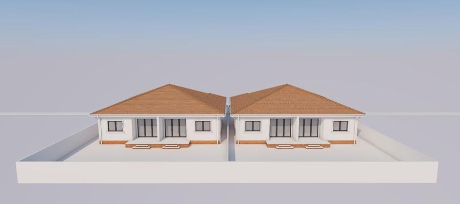 Duplex cu 4 camere cu Canalizare în Moșnița Nouă