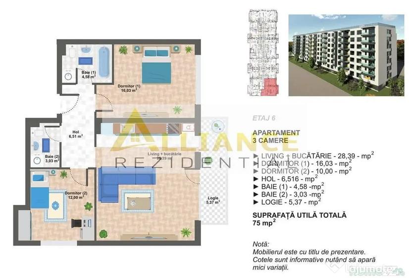 Drumul Binelui | Aparatorii Patriei - 3 cam. - 76MP - - 6