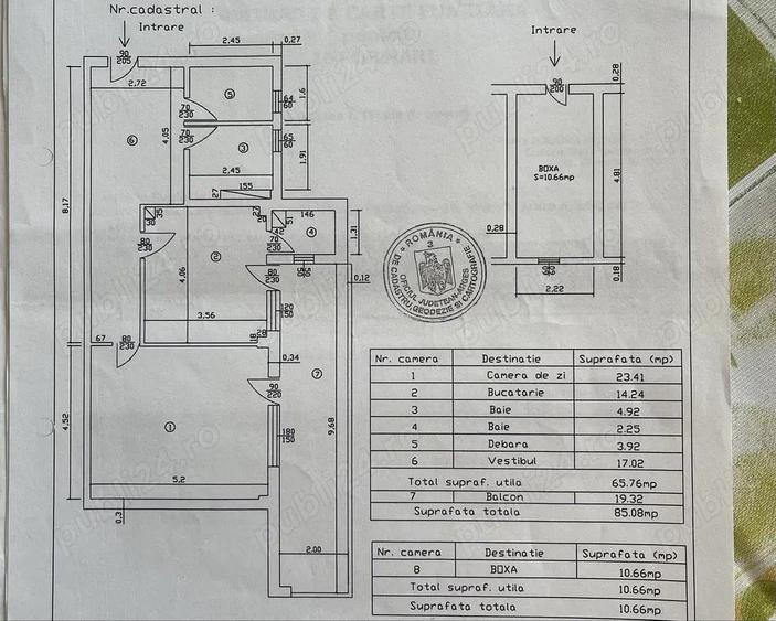 2 camere Eremia Grigorescu 85mp etaj1 si boxa 10mp 91000euro - 8