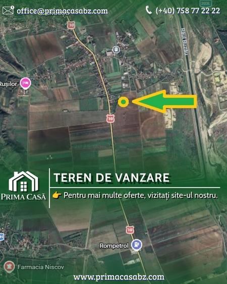 Teren extravilan de 7500 mp, în Cândești
