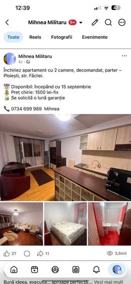 Inchiriez apartament 2 camere - 3