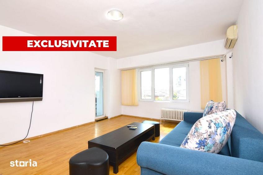 Apartament cu 3 camere decomandat, mobilat în Centrul Civic