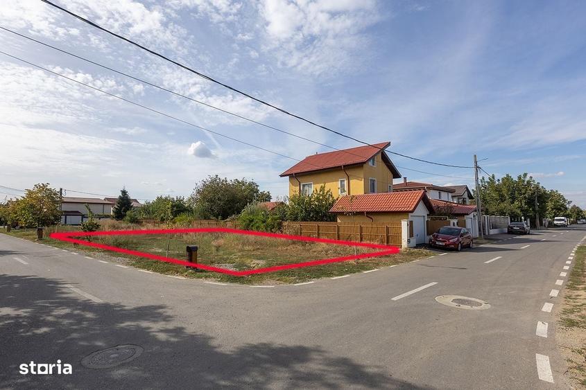 Teren Balotesti 500 mp, str. Florilor, cu utilitati, drum asfaltat - 4