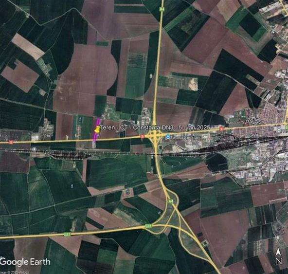 Teren Construcții intravilan de 24786 mp, în Zona Industrială