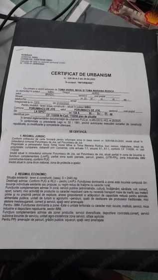 Teren de 7000 mp, în Exterior Vest