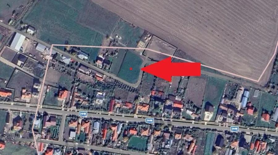 Teren de 1206 mp, în Muntenii de Sus