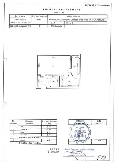 Garsonieră în Unirii