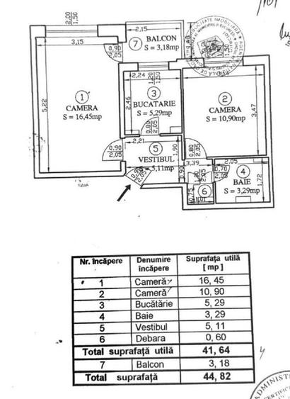 Apartament 2 camere, mobilat și utilat, etaj 7/8, 5 min metrou, ideal investiție - 13
