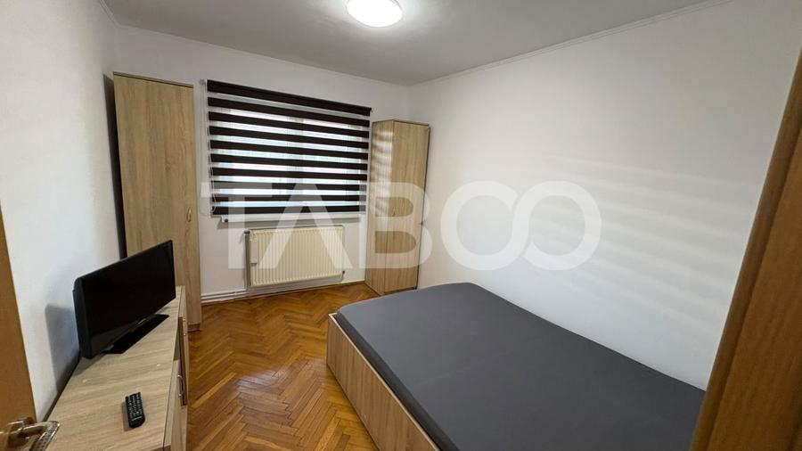 Apartament cu 3 camere decomandat, mobilat în Central