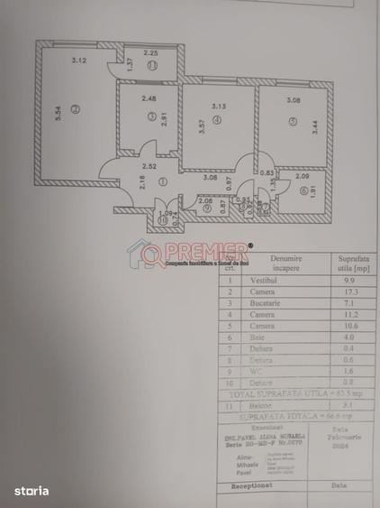 Str. Ion Iriceanu 3 camere decomandat - Bloc anvelopat - 9