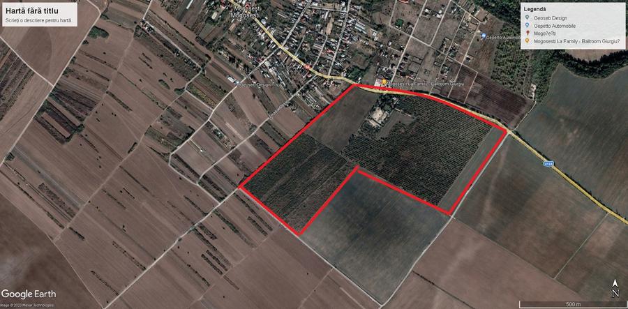 Teren Construcții intravilan de 37 mp, în Mogoșești