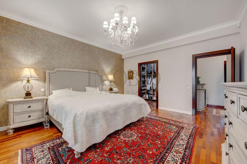 Apartament cu 4 camere, mobilat în Herăstrău