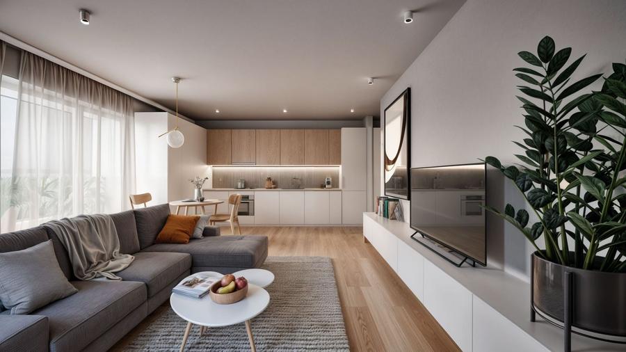 Apartament cu 2 camere decomandat în Pârneava
