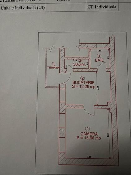 Garsonieră semidecomandată în Central