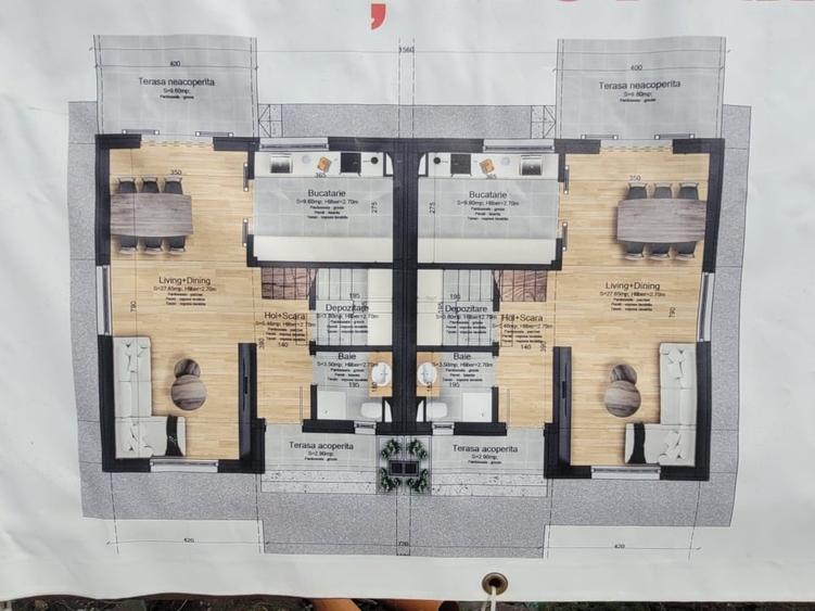 Duplex cu 4 camere cu Garaj în Berceni
