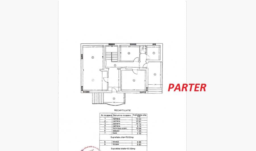 Casă cu 8 camere cu Teren 517 Mp în Copou