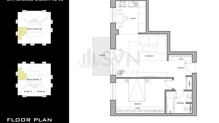 Apartament cu 2 camere decomandat, mobilat în Sisești