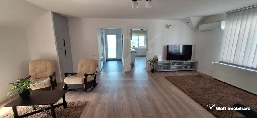 Apartament cu 3 camere semidecomandat, mobilat în Gruia