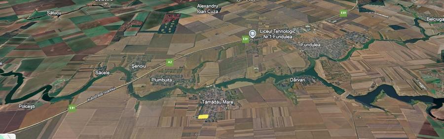 Teren Construcții intravilan de 5000 mp, în Tămădău Mare