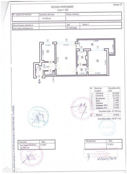 Apartament cu 2 camere semidecomandat în Bucureștii Noi