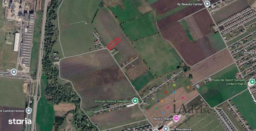 Teren intravilan de vanzare | Sanpetru | 4.170 mp | PUZ aprobat - 3