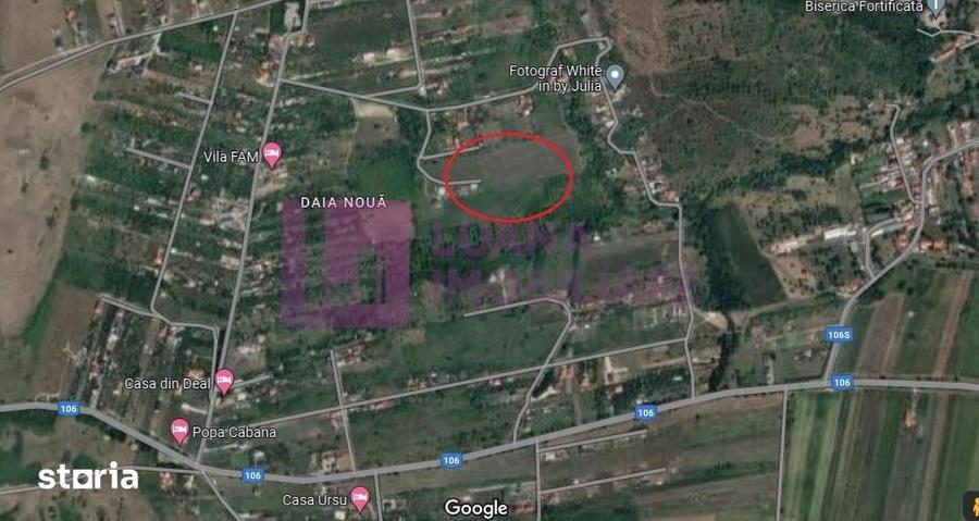 Teren de 1500 mp, în Roșia