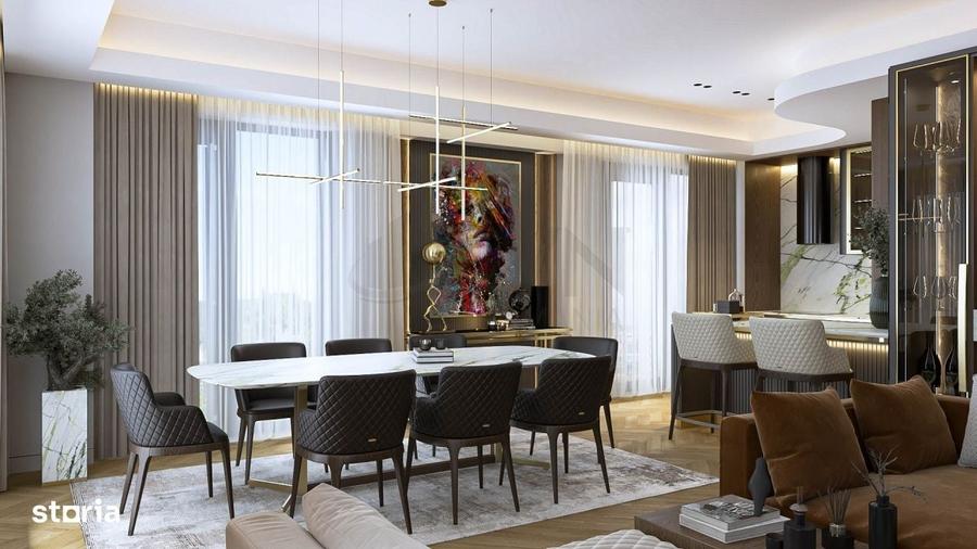 Apartament cu 3 camere în Barbu Văcărescu