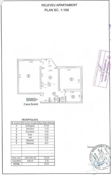 Apartament cu 2 camere decomandat în Exterior Vest