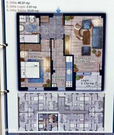 Apartament cu 2 camere decomandat în Theodor Pallady
