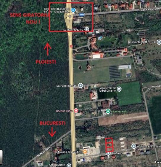 Teren Construcții intravilan de 650 mp, în Săftica