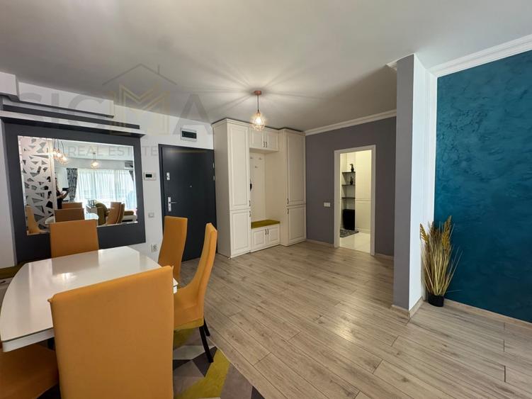 Apartament cu 2 camere semidecomandat, mobilat în Semicentral