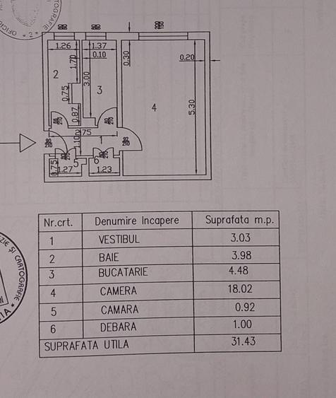 Garsonieră decomandată în Pantelimon