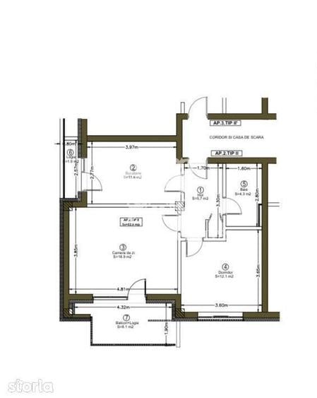 Apartament cu 2 camere, mobilat în Apahida