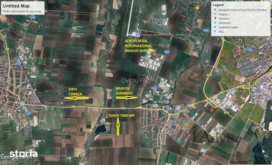 Teren de 7000 mp, în Ghimbav
