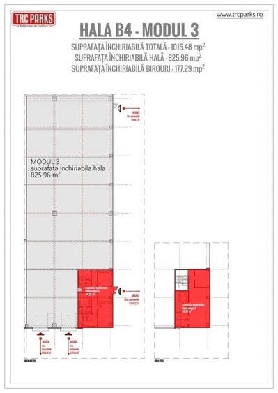 Spațiu industrial, de 13,455 mp, în Sud