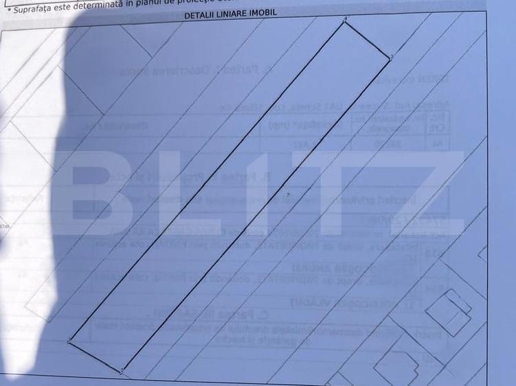 Teren Construcții intravilan de 1822 mp, în Periferie