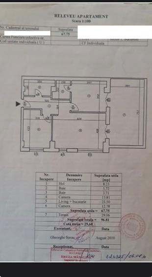 Apartament cu 3 camere decomandat, mobilat în Domenii