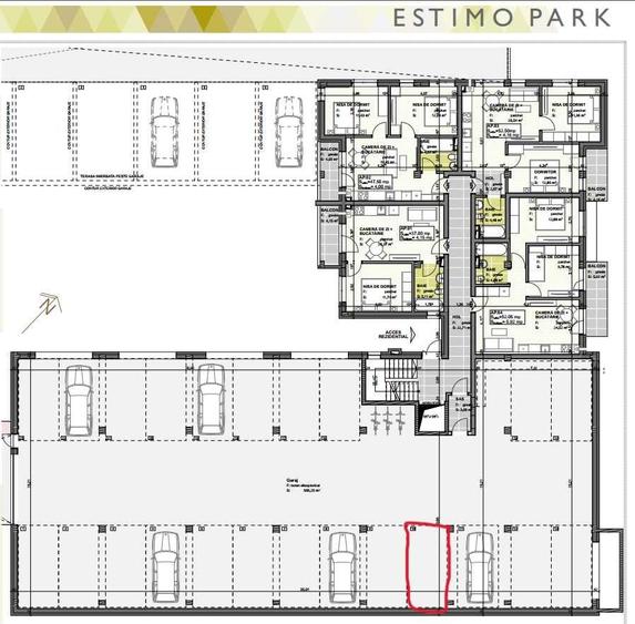 Apartament cu 3 camere semidecomandat în Apahida